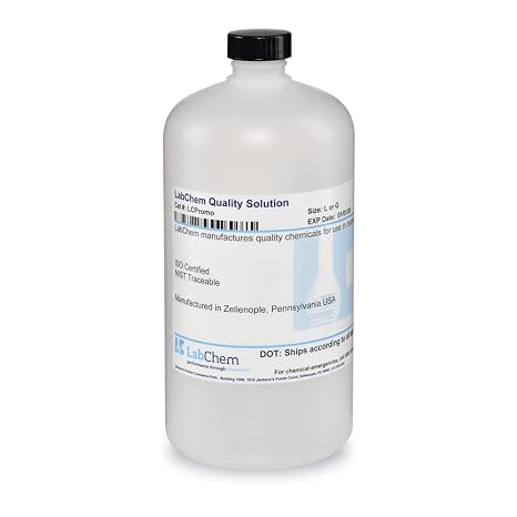 LabChem LC246302 Sodium Hypochlorite Solution, 5% W/V, 1 L Volume