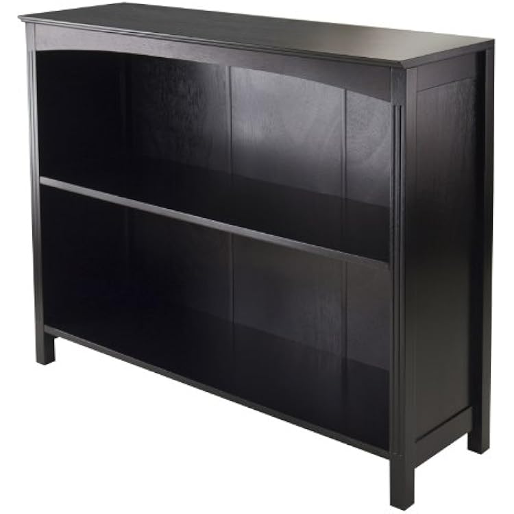 Winsome Terrace Storage Shelf 3-Tier Wide in Espresso, 37-Inch