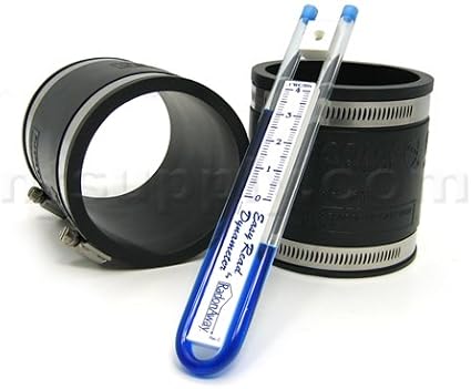 Radon Fan Install Kit - 3" X 3" - Black