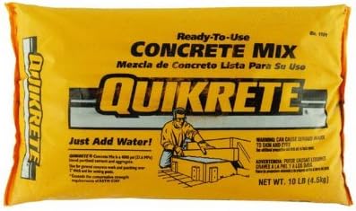 Quikrete concrete mix 10 lb 6 bags