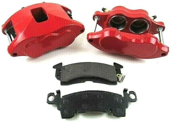 Cast Aluminum GM Style Dual Piston Brake Caliper, Red