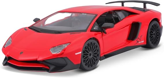 Bburago 18-21079 B 1, 24 Ölçek A Lamborghini Aventador DIE-CAST Model, Çok Renkli
