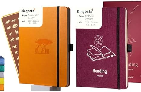 Dingbats* Earth Notebook A5 and Reading Journal