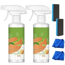 wuliao Electrolyzed Ion Kitchen Cleaner Stain Remover Spray, Kitchen Multi-purpose Foam Cleaner Spray, Kitchen Oil Stains Cleaner for ApplianceHoldOvenStoveSink Range Hood 2
