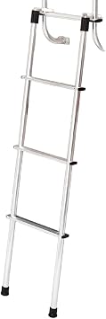 Surco A503L 48" Aluminum Universal RV/Motorhome Ladder Extension - Compatible with all 1" Tube RV/Motorhome Ladders; Easy On/Off; Brite Dipped Polished Finish