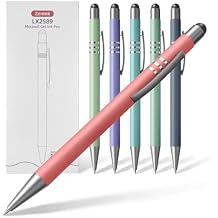 Morandi Retractable Gel Pens, 6 Pack Aesthetic Colored Gel Pens, 0.5mm Fine Point Quick Dry Smooth Writing No Bleed No Smudge Multicolor Pens for Journaling, School, Office, Teachers
