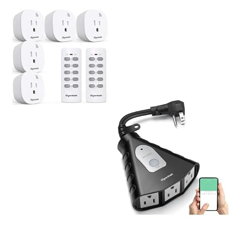 Syantek Remote Control Outlet and WiFi Outdoor Outlet