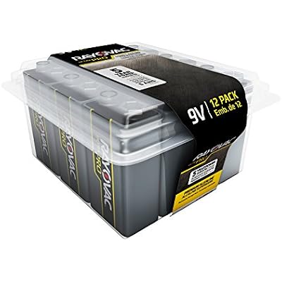 Rayovac Ultra Pro Alkaline 9V Batteries, 12 Pack