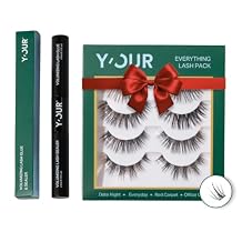 Y'OUR DIY Lash Extension Duo - 14mm, C-Curl, 3D Volume Clusters | Beginner Friendly Adhesive Eyelashes Extension Individual Set | With 7-Day Hold Bond & Seal for Long Lasting Adhesive Eyelash