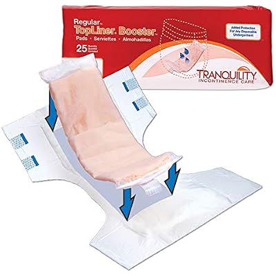 Tranquility 2070 TopLiner Booster Pad Medium Diaper Inserts 200Case