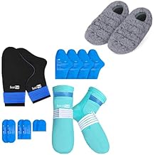 SuzziPad Cold Therapy Socks & Hand Ice Pack Cold Gloves for Chemotherapy Neuropathy, Chemo Care Package for Women and Men, Ideal for Plantar Fasciitis, Carpal Tunnel, Arthritis Hand Pain Relief, M/L