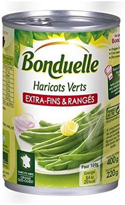 Epicerie Salée bonduelle - green beans extra fine 6x220g - unit price