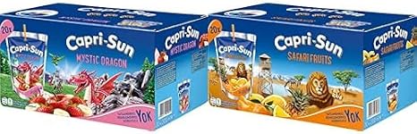 Caprisun juice set (Dragon fruit and orange, 20pcs x 200ml)