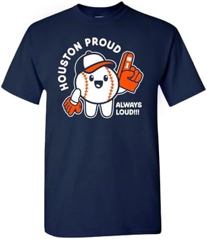 Hometown Proud, Always Loud Men's T-Shirt for Baseball Fans