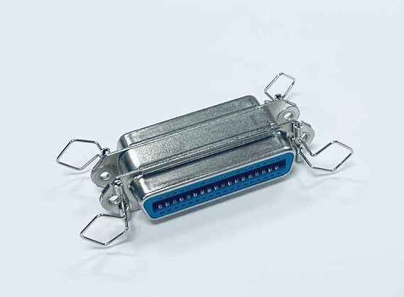 KENTEK Mini CN36 36 Pin Female to Female F/F Centronic Parallel Printer IEEE 1284 Mini Adapter Changer Coupler SCSI