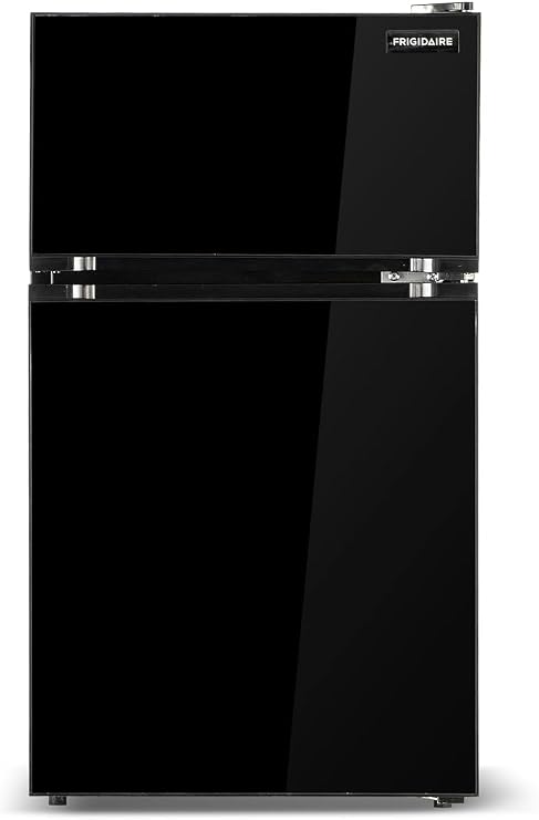 Frigidaire, 3 Cu. Ft. Refrigerator, Glass Two Door, Black