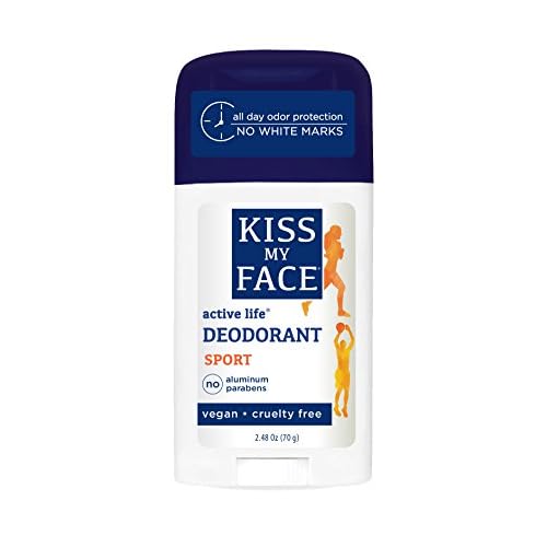 Kiss My Face Active Life Natural Deodorant, Sport, 2.48 oz Stick Pack of 36 Model: 028367839415