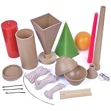 Candle Shop Plastic Molds Set for Candle Making Taper, Pyramid, Cylinder, Sphere Molds