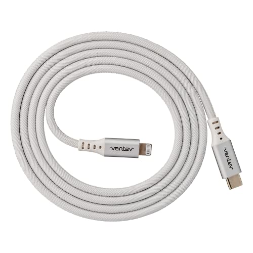Ventev Alloy USB C to Apple Lightning High Speed Ultradurable 4 Foot Cable