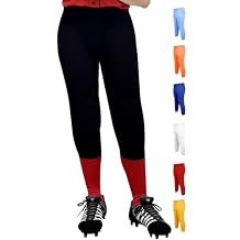 Exxact Sports Women's Softball Pants Knicker/Yoga Style Knee Length, 4-Way Stretch Low Rise Softball Pants for Women