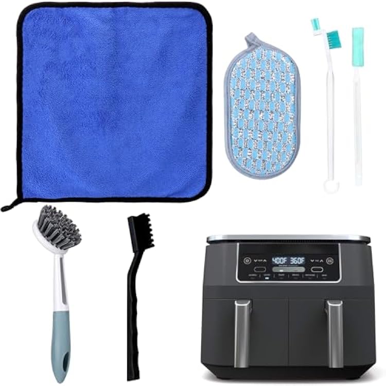 Palksky Air Fryer Cleaning Tools, Airfryer Cleaner Brush, 6 PCS Air Fryer Accessories