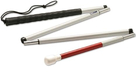 Ambutech 5-Sec. Folding Graphite Cane-Marsh-58-in