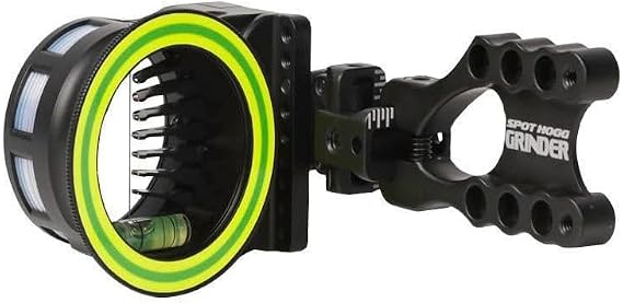 Spot Hogg Grinder MRT | 7 Pin Bow Sight | Right/Left Handed | Pin Size .01/.019/.029 | Made in The USA