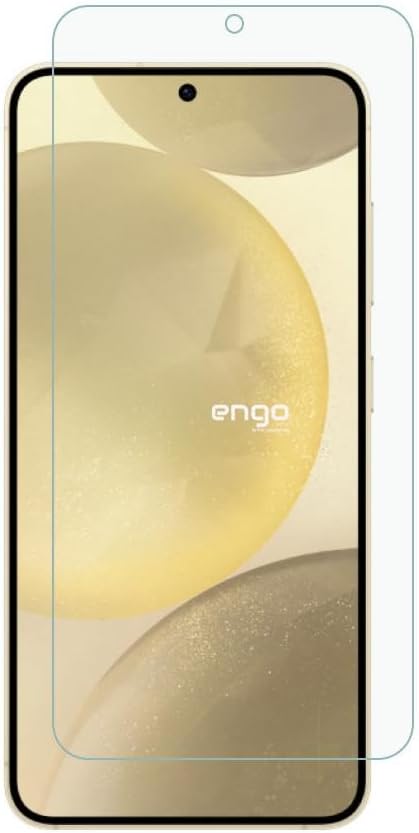 Engo Samsung Galaxy S24 İle Uyumlu Ekran Koruyucu 9H Temperli Kırılmaz Esnek Nano Cam, Çizilmeye Dayanıklı Koruma, HD Şeffaf(SM-S921B)