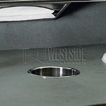 Bobrick Circular Waste Chute for Countertops - Polished Stainless Steel