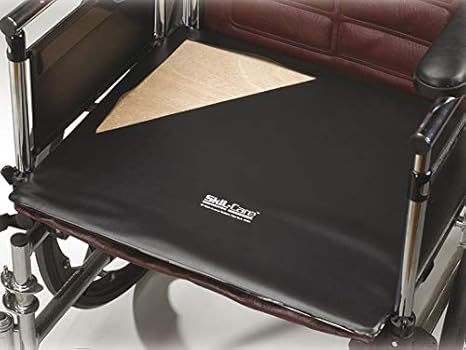 Skil-Care Wheelchair Seat Support Platform, 18 in x 16 in Water-Resistant Vinyl-Covered Hardboard Insert, Wipe-Clean Surface, Solid Base for Wheelchair Cushions, 703082