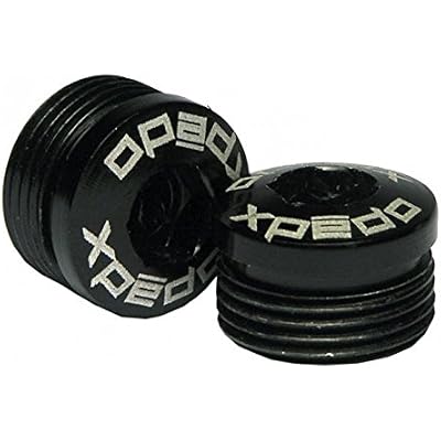 Xpedo 2184010700 Cover Caps Set, Black, 20 x 8 x 4 cm