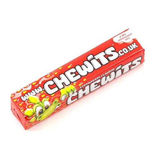 Chewits Strawberry Sticks - 30g - Pack of 4