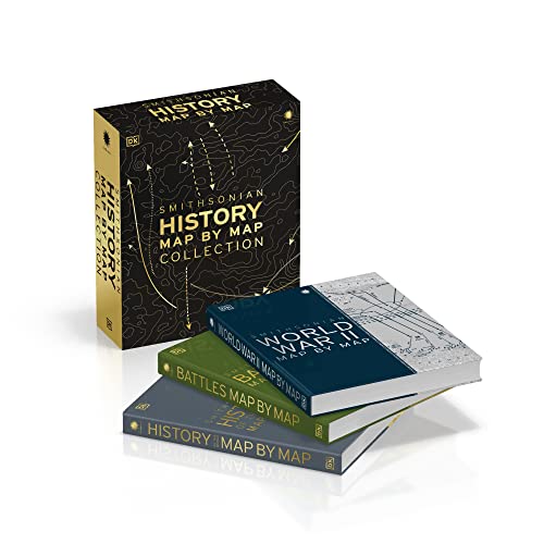 History Map by Map Collection: 3-Book Box Set - WWII, Battles, and World History Books Hardcover December 6, 2022