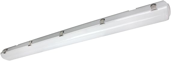 Maxlite 4 ft Vapor Tight LED Fixture, 23/35/48W Selectable, 120-277V, 3500K/4000K/5000K, 23W, Damp Rated, Selectable Wattage, Controls Ready, for Stairwell