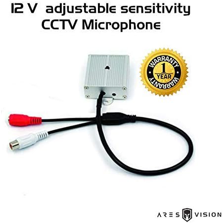Ultra Sensitive CCTV Microphone DC 9v -12v Main (MIC 1)