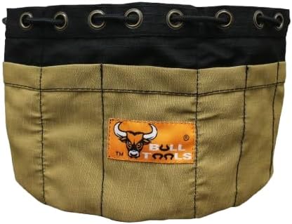 21 Pocket Parachute Bag, Canvas Small Parts Organizer, Drawstring Pouch