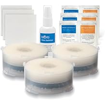 biOrb Service Kit x3 Plus Water Optimizer with 3 Service Kits, 3 Cleaning Pads, and Water Optimizer