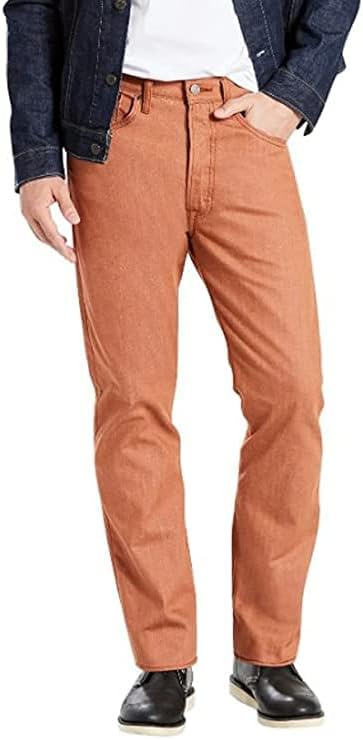 Levis Mens 501 Original Fit Jean, Rich Brown, 44 30