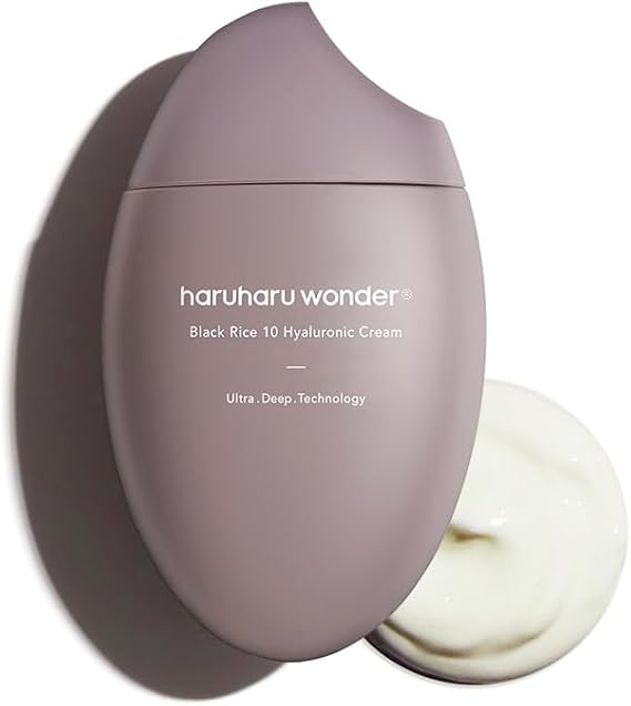 haruharu wonder Black Rice 10 Hyaluronic Cream, Face Moisturizer, Vegan, Cruelty Free, Daily skincare, Korean Skincare, 50ml