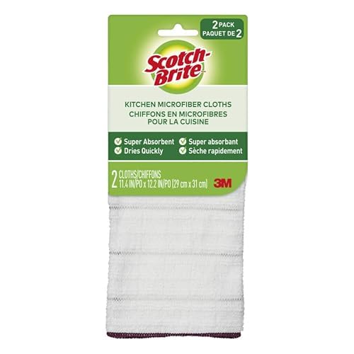 Scotch Brite Kitchen Microfiber Cloth - 2 ea