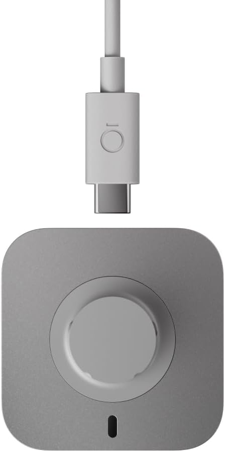 Oura Ring Gen 4 Charger - Grey - Size 9 Compatible - Includes Charging Dock & USB-C Cable | Charge Smart Ring Up to 8 Days | Support additional charger, USB-C cord