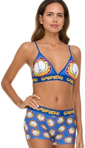 COCO BRANDS Womens Sports Bra Set - 2 Piece Soft Sports Bra and Boxer Briefs Underwear for Women Sizes S-XL