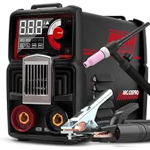 110V 135A Stick Welder Lift Tig Welder Digital Welding Machine with Overheat Protection,Electrode, Digital Screen, Quick Connector with Hot Start - MINI MMA Arc Welder with Lift TIG Torch(BLACK)