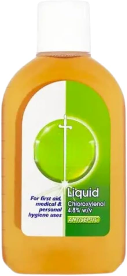 Original Antiseptic Liquid First Aid Antibacterial Solution for Cuts, Grazes & Insect Bites Multi-Purpose Disinfectant 250ml