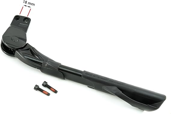 Ursus Wave Rear Adjustable Length Bike Kickstand 24" / 26" / 28" (700c) – Aluminium Rear Stay Stand, 35kg Load Capacity, E‑Bike Compatible, Chainstay Mount 18mm/40mm