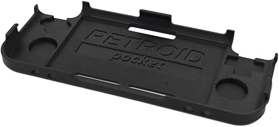Reversible Grip Case for Retroid Pocket 3+, Protective Shell Case, Game Console Accessories (BLACK)