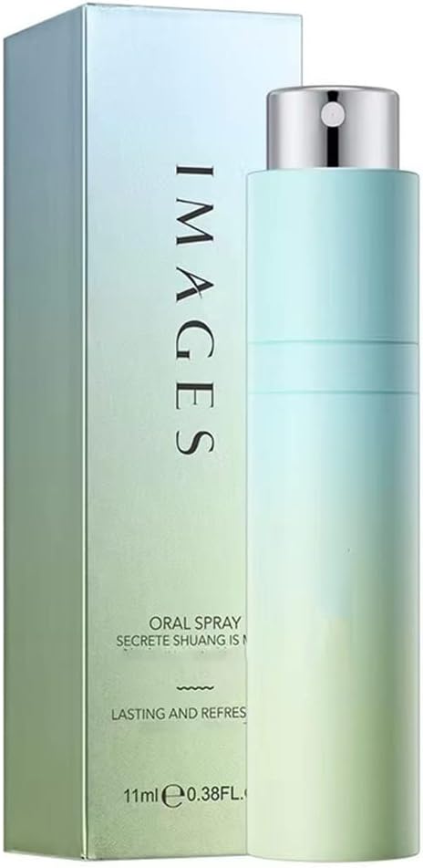 Breath Spray for Bad Breath Mouth Freshener Spray, Halitosis Treatment Cool Mint Fruit Oolong Flavor Dry Spray Care Oral Cleaning Small Portable Breath Freshener (Color : Mint)