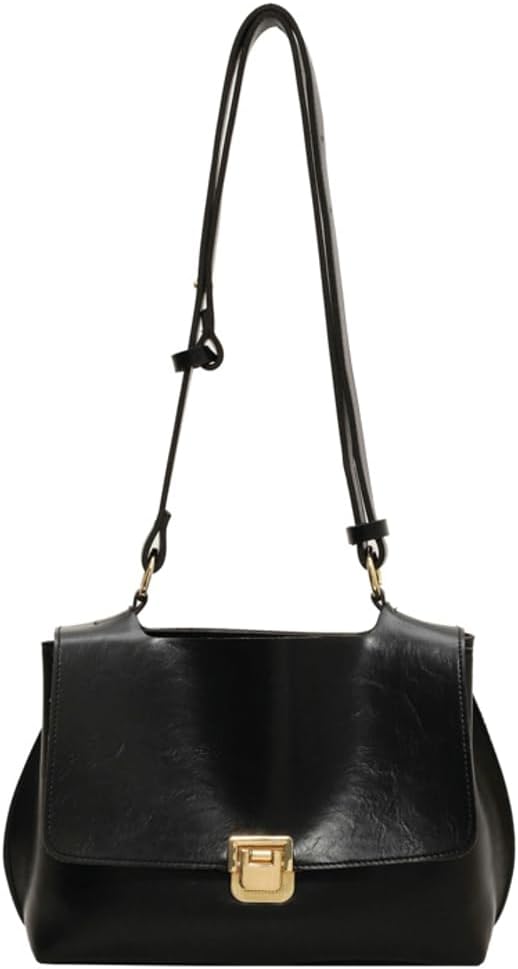 Premium Leather Shoulder Bag for Women Large Capacity Casual Tote Handbag Vintage Crossbody Bag with Adjustable Strap 2024