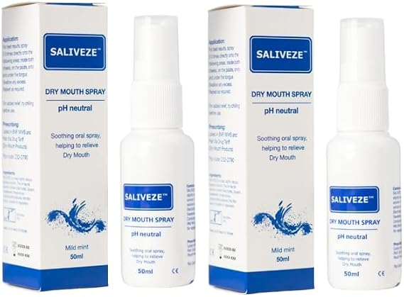 Saliveze Artificial Saliva Spray 50ml - Two Packs