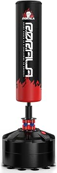 RORALA Punching Bag with Stand 70"-203lbs, Freestanding Heavy Boxing Bag for Adult Youth Gift Selection Upgraded